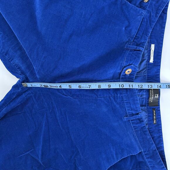 Scotch & Soda Corduroy Pants Mens Sz 36x31 (36x32) Blue Straight Stretch Newman - Picture 10 of 11